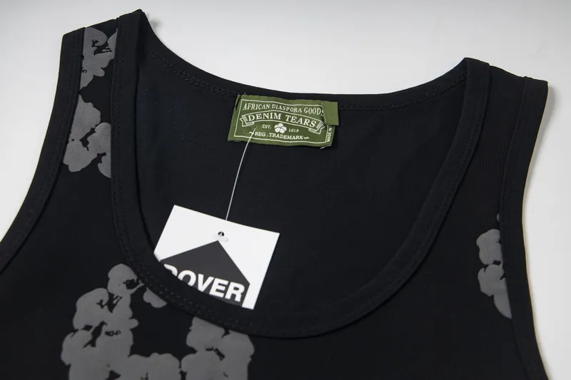 D303# P96 DENIM TEARS foam kapok sleeveless vest S-XL